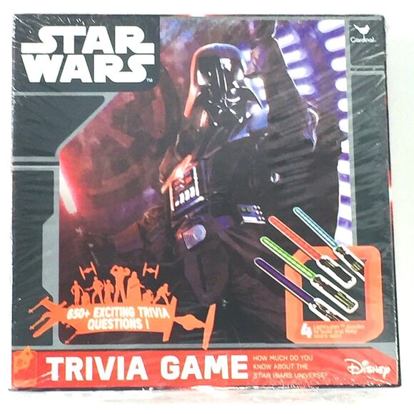 New Disney Star Wars Trivia Game by Cardinal 650+ Questions Factory Sealed - Picture 1 of 2